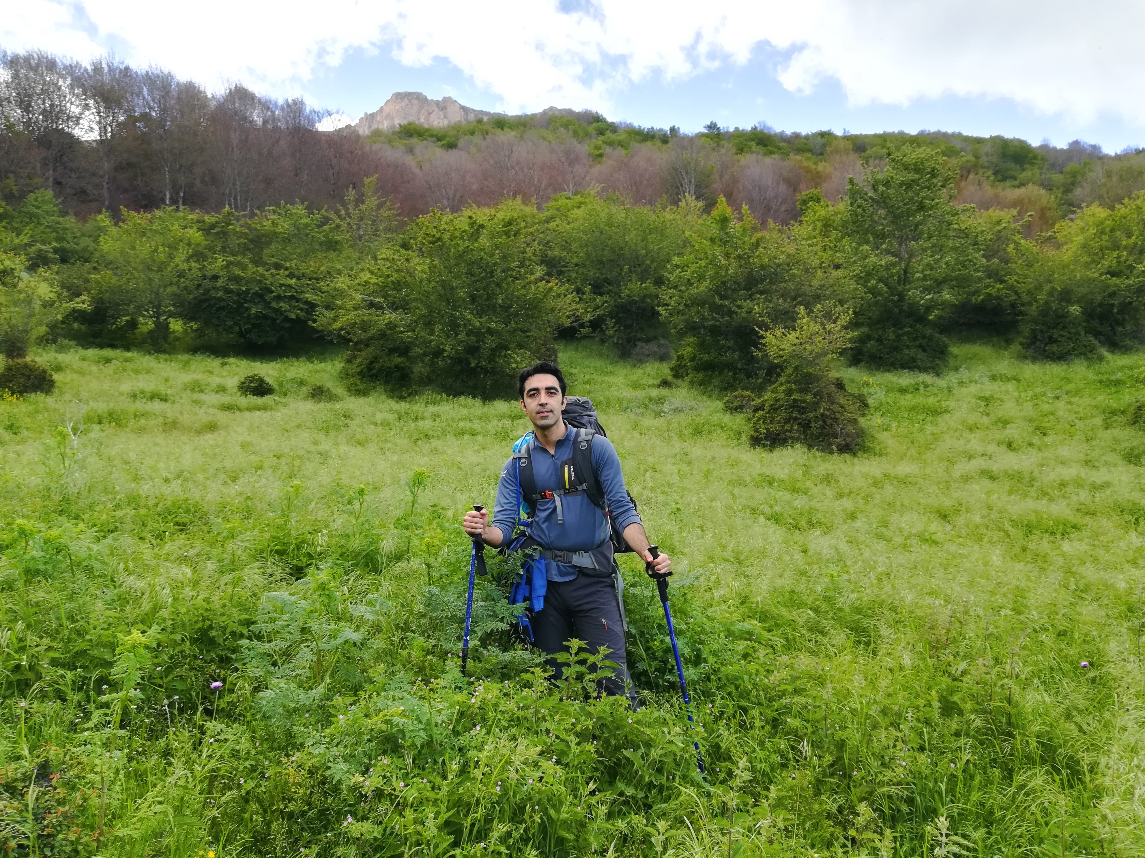Morteza hiking
