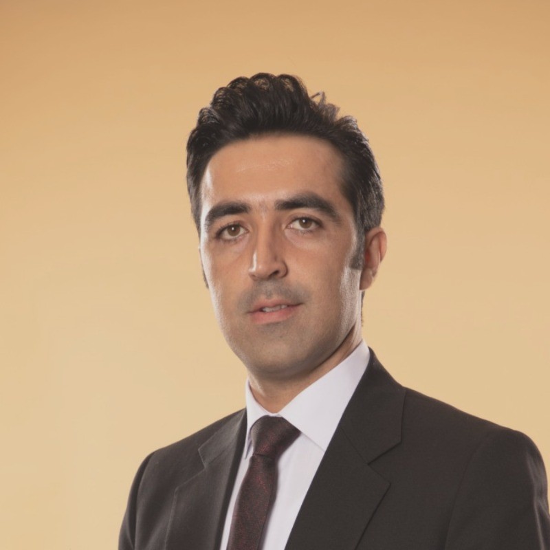 Morteza at his work desk